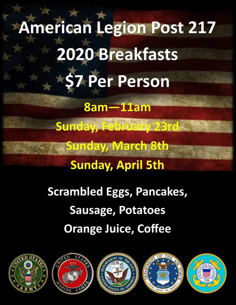 american legion post 117 upcoming events